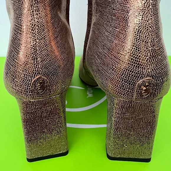 SAM EDELMAN SYLVIA WIDE CALF KNEE BOOT (DEEP GOLD)-10M - Picture 7 of 8